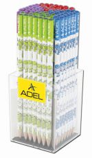 Карандаш чернографитный Adel ROBOTS 206-1130-654 HB 4 дизайна