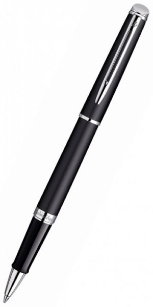 Ручка роллер WATERMAN Hemisphere (S0920850) MattBlack CT (F) чернила: черный нержавеющая сталь хром